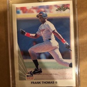 Frank Thomas. Leaf 1990. 300 Sox Chicago white box
